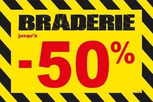 Vente spéciale "Braderie"