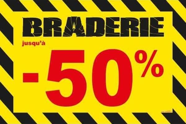 Vente spéciale "Braderie"